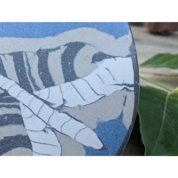 Vintage Artisan Ceramic Pin: Southwestern Brooch - Picture 3 of 8